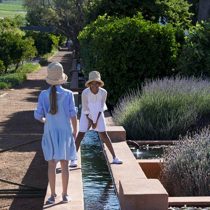 Babylonstoren is a family-friendly hotel in the Cape Winelands